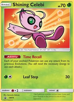 Kaart Shining Celebi