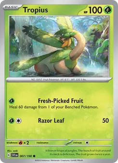Kaart Tropius