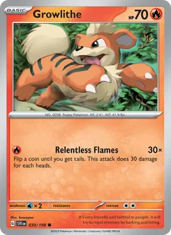 Kaart Growlithe