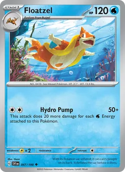 Kaart Floatzel