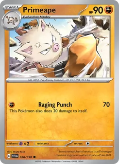 Kaart Primeape