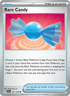 Kaart Rare Candy