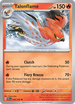 Kaart Talonflame