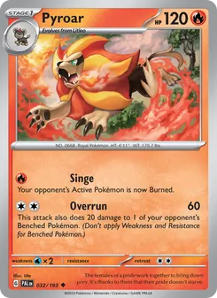 Kaart Pyroar
