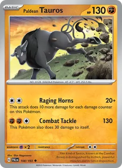 Kaart Paldean Tauros
