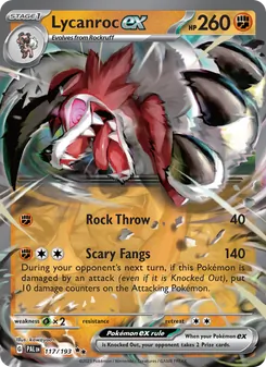 Kaart Lycanroc ex
