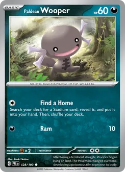 Kaart Paldean Wooper