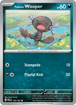 Kaart Paldean Wooper