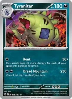 Kaart Tyranitar