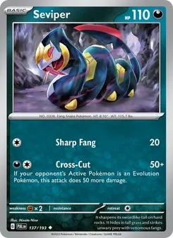 Kaart Seviper