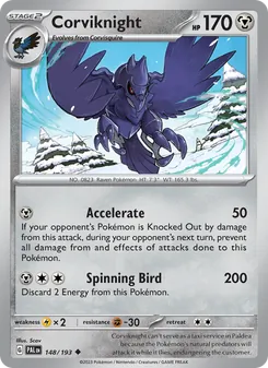 Kaart Corviknight