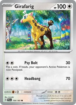 Kaart Girafarig