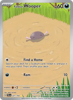 Kaart Paldean Wooper