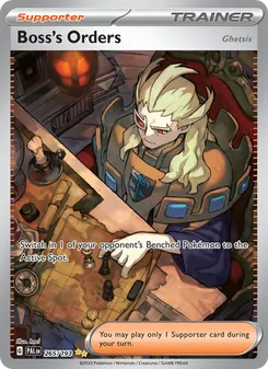 Kaart Boss's Orders