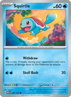 Kaart Squirtle