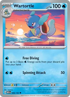 Kaart Wartortle