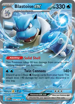 Kaart Blastoise ex