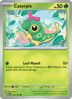 Kaart Caterpie