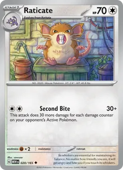 Kaart Raticate