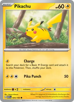 Kaart Pikachu