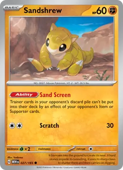 Kaart Sandshrew