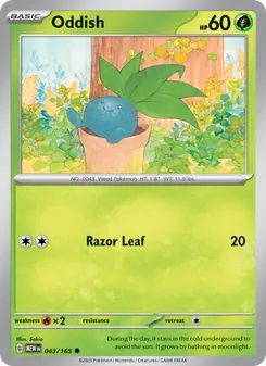 Kaart Oddish