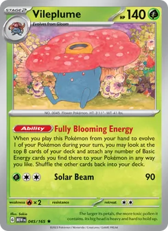 Kaart Vileplume
