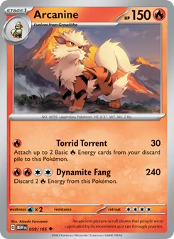 Kaart Arcanine