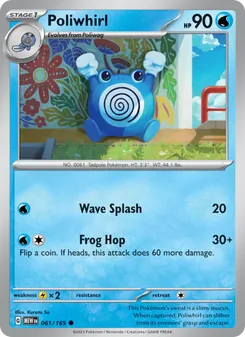 Kaart Poliwhirl