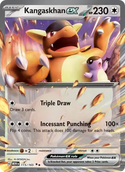 Kaart Kangaskhan ex