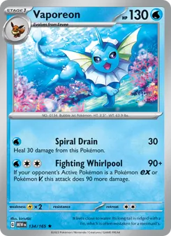 Kaart Vaporeon