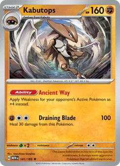 Kaart Kabutops