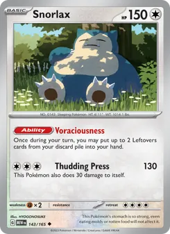 Kaart Snorlax