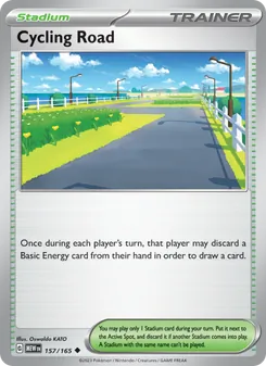 Kaart Cycling Road