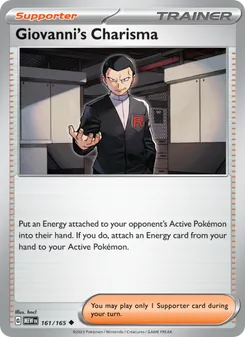 Kaart Giovanni's Charisma