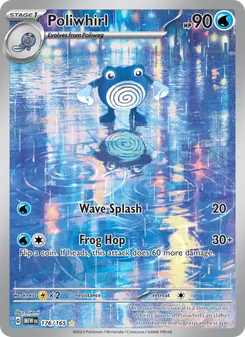 Kaart Poliwhirl
