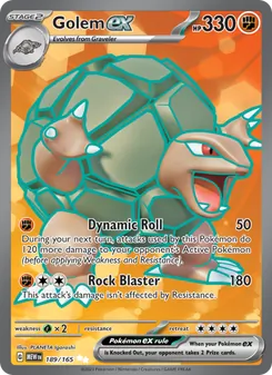 Kaart Golem ex