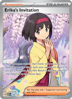 Kaart Erika's Invitation