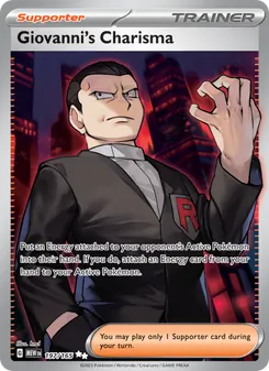 Kaart Giovanni's Charisma
