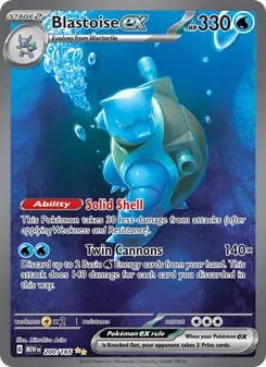 Kaart Blastoise ex