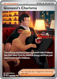 Kaart Giovanni's Charisma