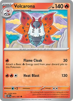 Kaart Volcarona