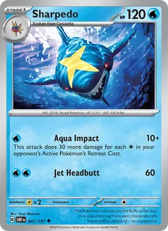 Kaart Sharpedo