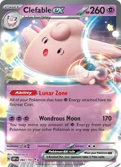 Kaart Clefable ex