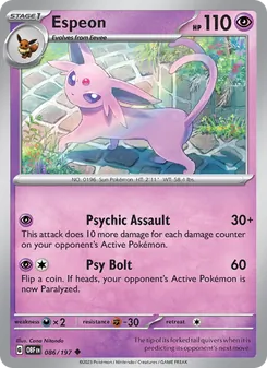 Kaart Espeon