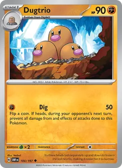 Kaart Dugtrio