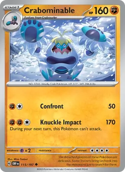 Kaart Crabominable