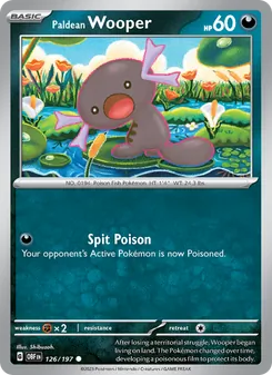 Kaart Paldean Wooper