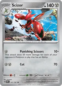 Kaart Scizor