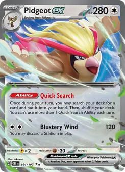 Kaart Pidgeot ex